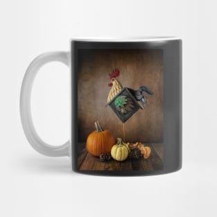 Rooster Birdhouse Composite Mug